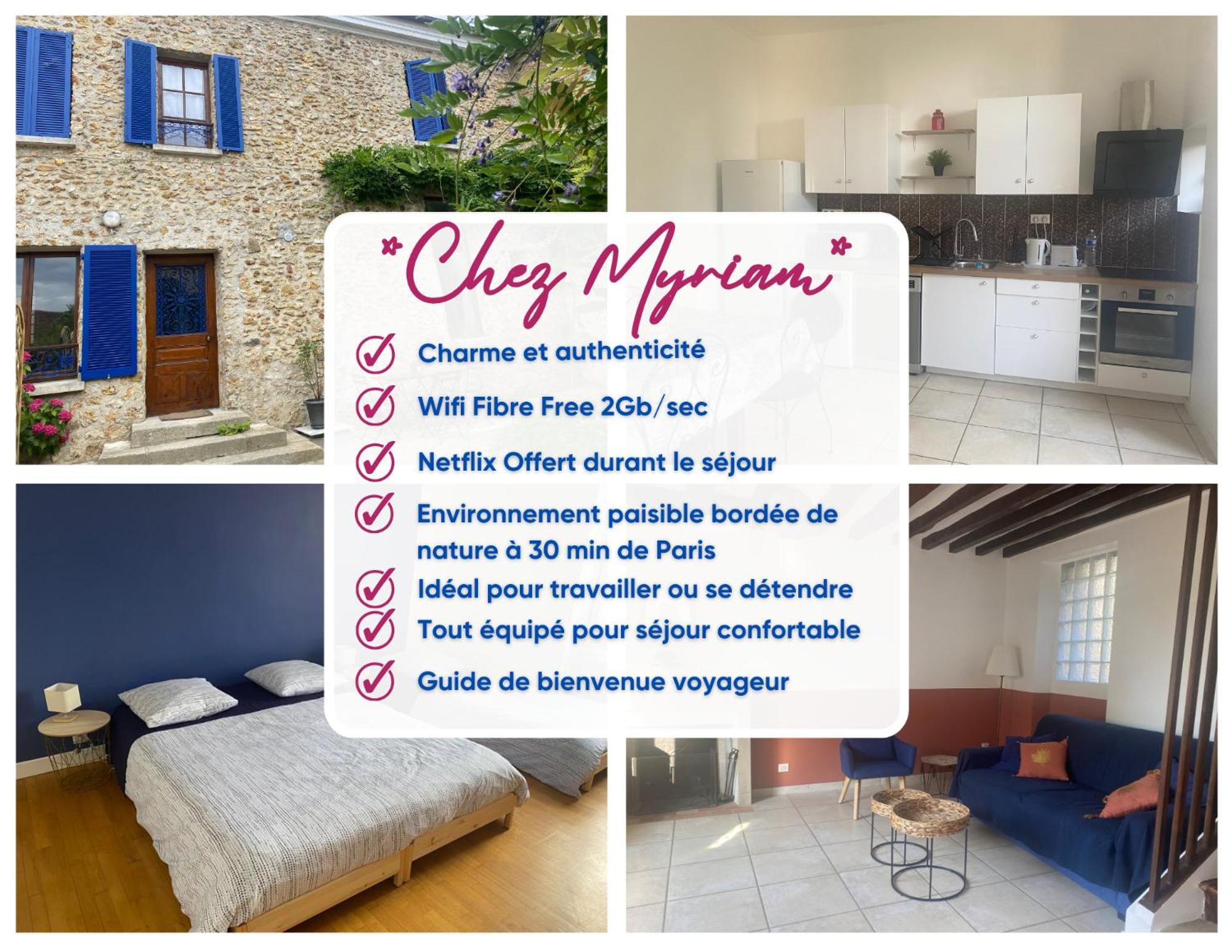 Chez Myriam Vila Orgeval  Exterior foto